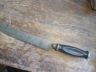 Vtg 12.  75 " Hunting/kitchen Knife W/wooden Handle - Patented 1916 By Richards
