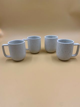 Vintage Sasaki Colorstone Glossy Birch Coffee Mugs,  Set Of 4