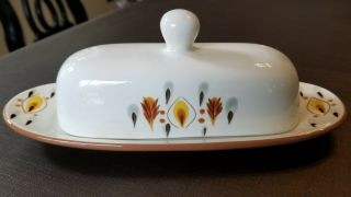 Vintage Stangl Pottery Covered Butter Dish