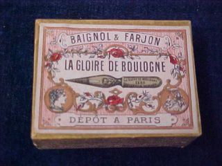 Vintage Fountain Pen Nibs " Baignol & Farjon " 100 Plumes No 2298