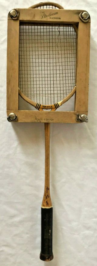 Vintage Retro Top - Flite Badminton Racquet Jack Purcell A.  G.  Spalding Bros,  Press