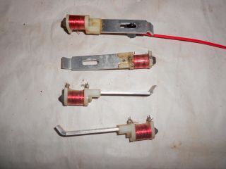 Set Of 4 1970s Fender Vintage Rhodes Electric Piano Pickup Item Red