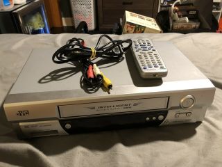 Jvc Hr - J6009um Hifi Stereo Vhs Vcr Remote Cables And