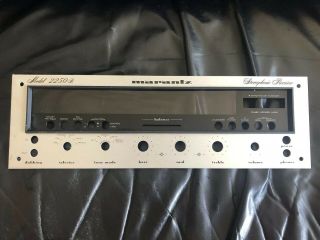 Marantz 2250b Brushed Aluminum Stereophonic Receiver Faceplate Only