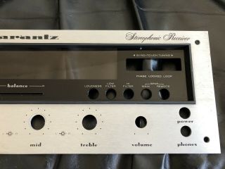Marantz 2250B Brushed Aluminum Stereophonic Receiver Faceplate Only 4