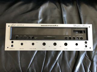 Marantz 2250B Brushed Aluminum Stereophonic Receiver Faceplate Only 7