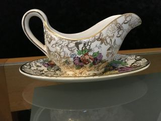 Vintage Bcm Lord Nelson Ware Creamer In Floral Chintz