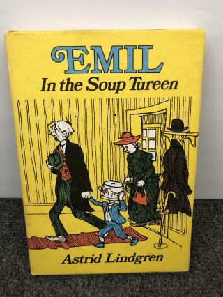 Book Emil & The Soup Tureen By Astrid Lindgren 1963 1970 First Edition Usa Hb Dj