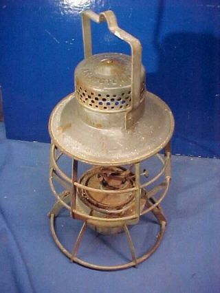 Vintage Dressel Railroad Lantern 1913 Patent No Road Name Or Globe