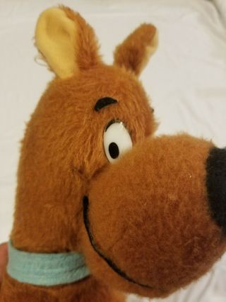 Vintage Mighty Star 1980 80s Scooby Dooby Doo Plush Stuffed Animal 16 