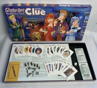Scooby Doo Where Are You Clue Vintage Board Game 100 Complete 2002
