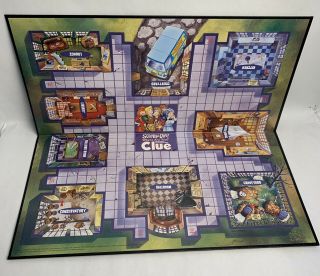 Scooby Doo Where Are You Clue Vintage Board Game 100 Complete 2002 8