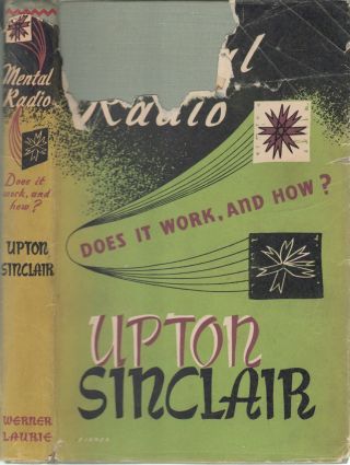 1951 Vtg Mental Radio Upton Sinclair Esp Mental Telepathy Thought Transference