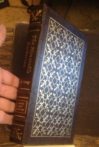 The Honorable Barbarian Decamp Signed First Edition Leather 1989 Easton Press