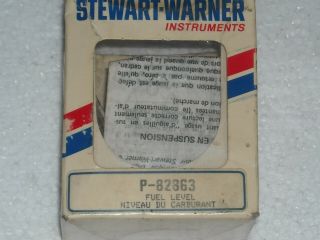 Vintage Stewart Warner Track Force Fuel Gauge Gauge P - 82863