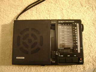 Sony Icf - 7600 Fm/mw/sw 7 Band Receiver Portable Radio