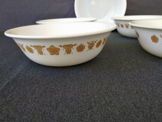 Vintage Corelle Living Ware Butterfly Gold 6 1/4 