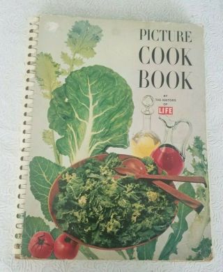 Vintage Time Life Picture Cook Book Oversized Copyright 1958