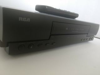RCA VR508 VCR 4 Head VHS Player Video Cassette Recorder With Remote 2