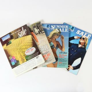 4 Vintage Montgomery Ward Catalogs - 1969,  1971,  1972