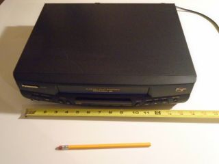 Panasonic Pv - 8451 Vcr Vhs Player/recorder 4 Head Vcr,  With Av Cable No Remote