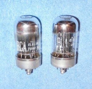 2 NOS RCA 7N7 Vacuum Tubes - 1950 ' s Vintage Audio Twin Triodes for Radios & Amps 2