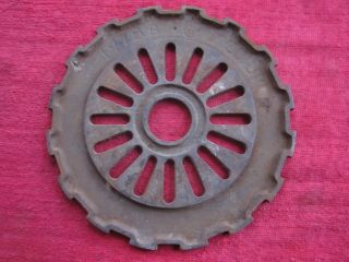 Vintage Ih International Cast Iron 1978a Seed Planter Plates Rings Steampunk