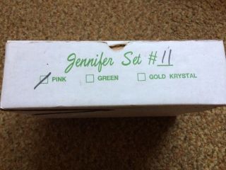 Vintage Mosser Glass Jennifer Miniatures Set 11 Pink Pitcher 3