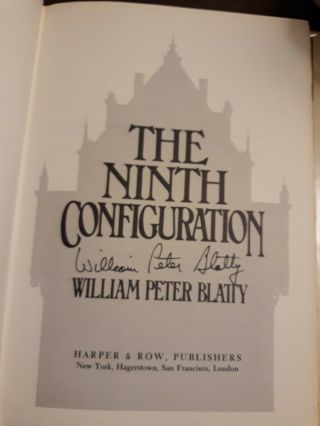 The Ninth Configuration: SIGNED U.  S.  First Edition - Willliam Peter Blatty 2