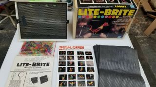 Vintage 1978 Lite - Brite.  It Includes Box,  Pegs,  And Sheets