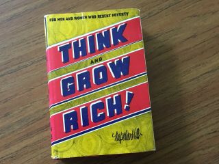 Think And Grow Rich By Napoleon Hill 1954 Hardback & Dust Jacket Vg,