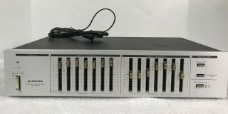 Vintage Pioneer Sg - 540 Stereo Graphic Equalizer.  Cleaned And