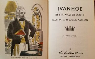 IVANHOE by Sir Walter Scott,  EASTON PRESS,  Limited Edition,  1977 2
