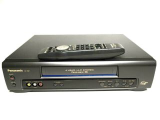 Panasonic Omnivision Vcr Vhs Player Recorder Hi Fi Stereo Vcr Plus & Remote