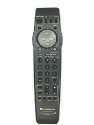 Panasonic Omnivision VCR VHS Player Recorder Hi Fi Stereo VCR Plus & Remote 2