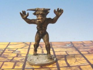 Vintage True 25mm Painted Minotaur Monster For D&d Oop Dungeons & Dragons