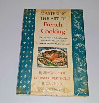 1965 Julia Child Mastering The Art Of French Cooking Classic Cookbook Dj Vtg R