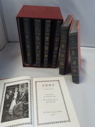 Folio Society: The Of Jane Austen.  7 Volumes In Slipcase,  1975