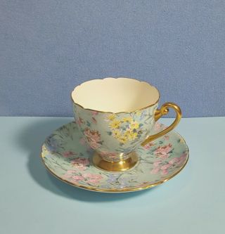 Vintage Shelley Melody Chintz Cup Saucer Set