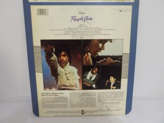 Prince Purple Rain Vintage VideoDisc CED Video Disc 2