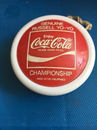Vintage Russell Coca - Cola Championship Yo - Yo