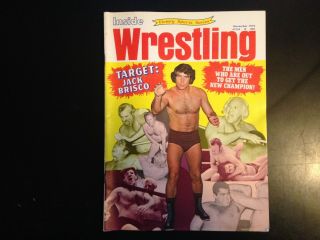 3 Wrestling magazines,  70 ' s,  vintage. 2