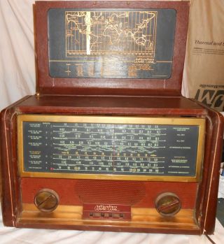 Hallicrafters World - Wide Shortwave Transoceanic Am Sw Tube Radio Tw - 2000