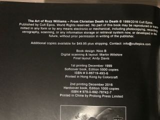 Christian Death The Art of Rozz Williams Cult Epics Nico B Book Music Film 3