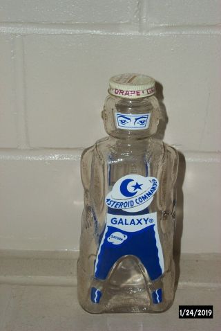 Vintage Space Age Bottle 1950 ' s - Spaceman/Robot Galaxy Syrup Bottle Bank 2