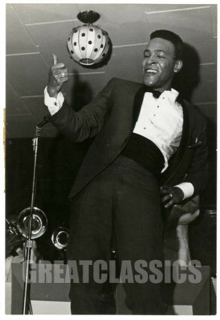 Marvin Gaye 1964 Motown Young Handsome Vintage Photograph