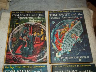 4 Tom Swift Bks no 15 - 17,  24 Spectromarine,  Astronauts,  Planet X,  3D, 2