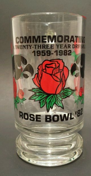 Vintage 1982 Iowa Hawkeyes Rose Bowl Mug Ncaa