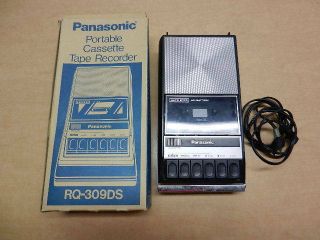 Vintage Panasonic Rq - 309ds Portable Cassette Tape Recorder