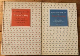 Mastering The Art Of French Cooking,  Vols.  1 & 2 (hardcovers,  1973)